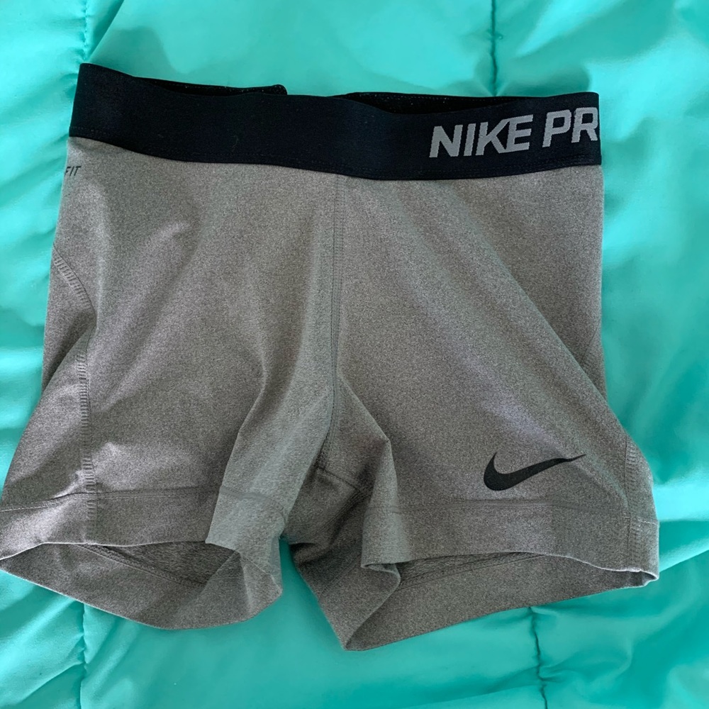 Gray Nike Pros